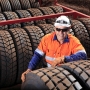 Tyre service on a mine