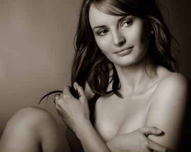 Artistic nude glamour photography