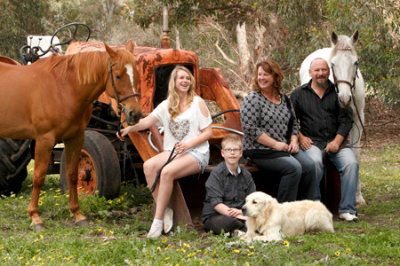 farm family portrait