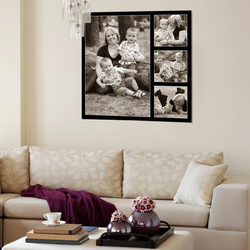 Portrait photo on the wall