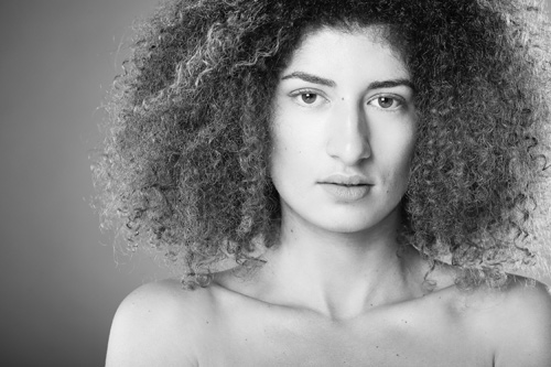 Natural models headshot