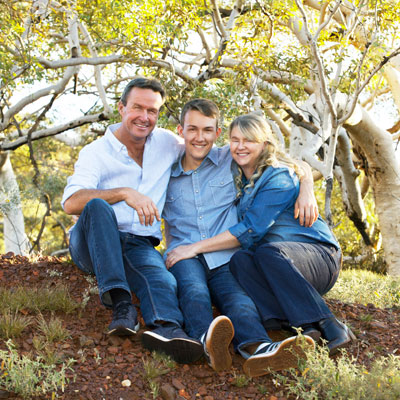 Outdoor family portrait
