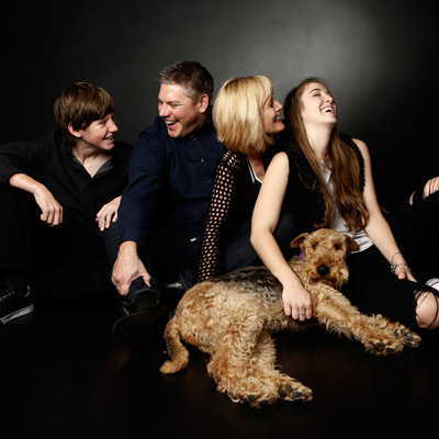 Fun style family photo