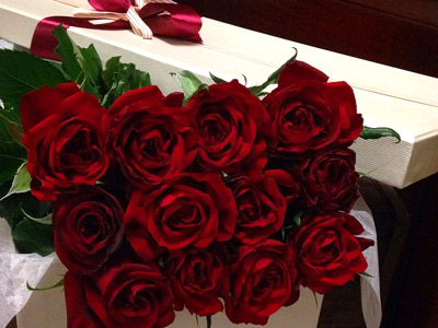 Valentine's Day red roses