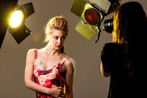 Actor behind the scenes