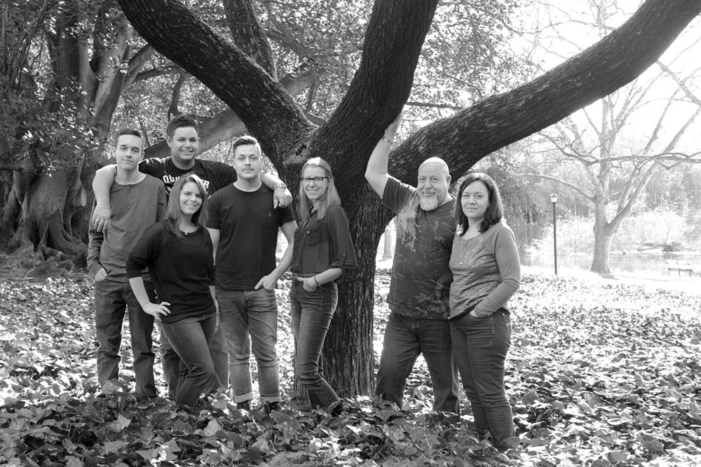 Outdoor family portrait