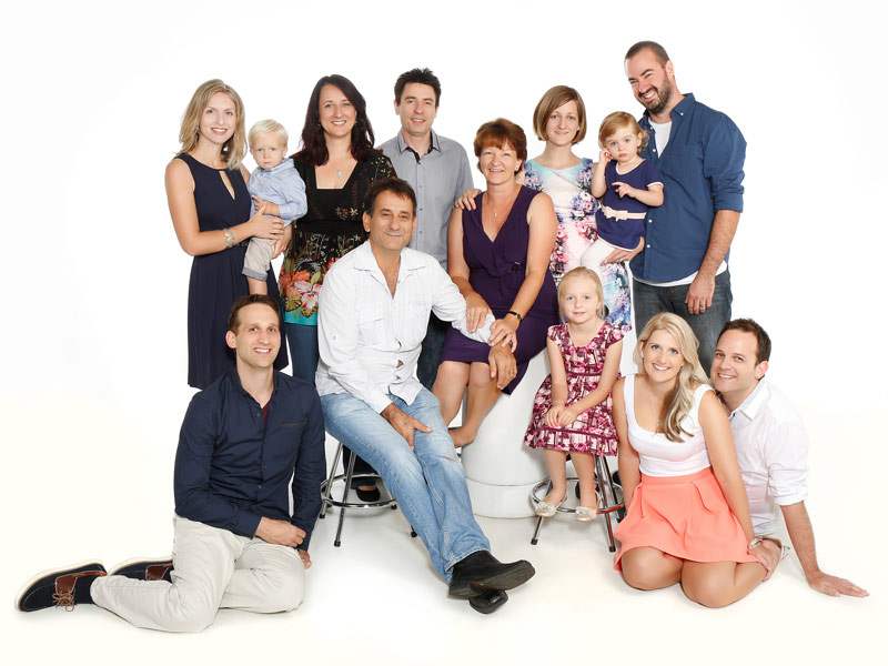 Extended family portrait