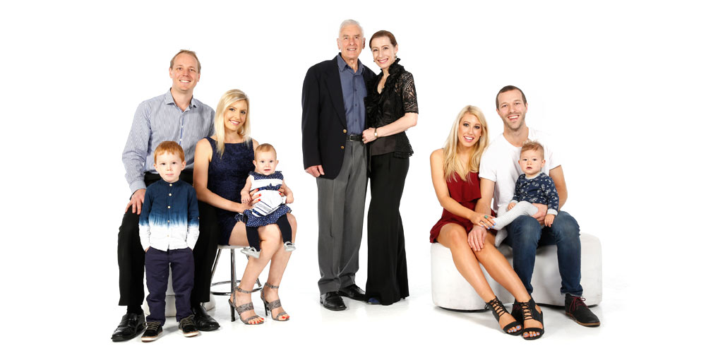 Extended family portrait