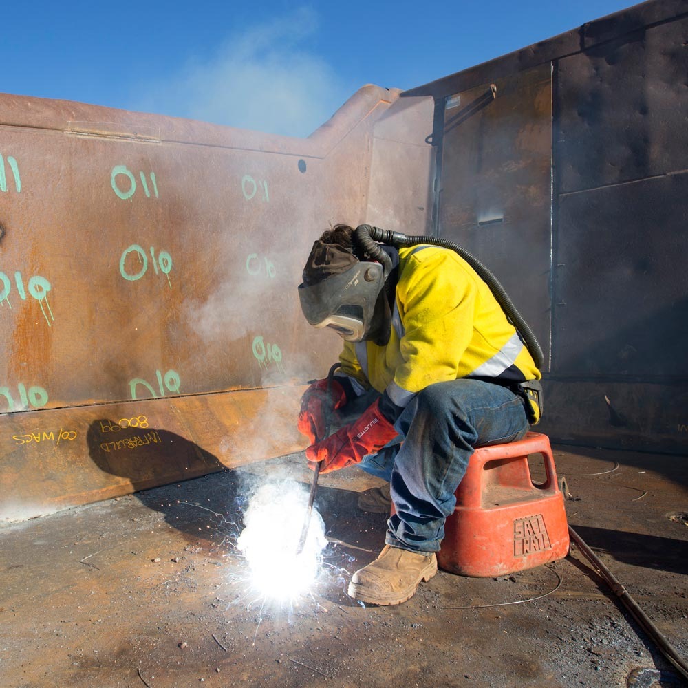 Perth mining photography: Industrial welding photo