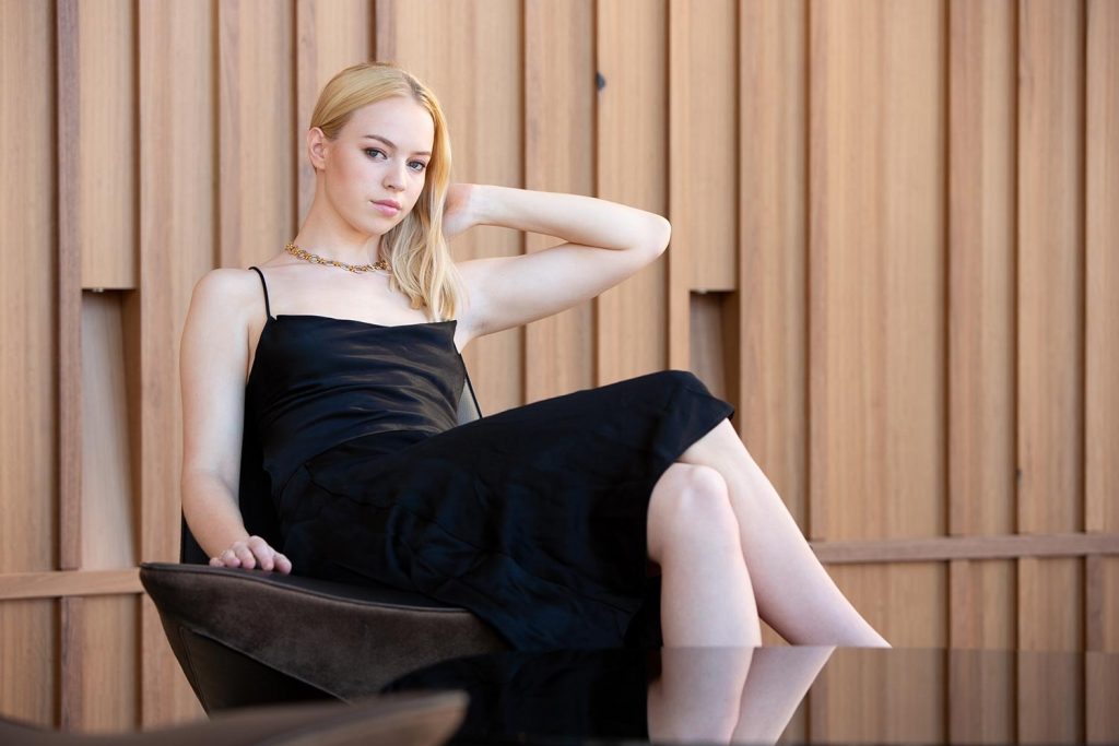 sophisticated female model portfolio