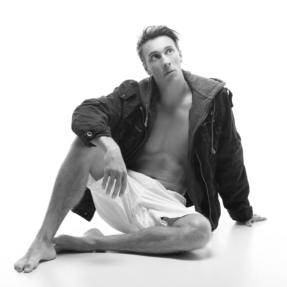 Portrait of a male model